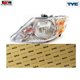 ไฟหน้า CITY  ซิตี้ HONDA ฮอนด้า 2003 - 2005 โฉมแมลงสาบเท่านั้น !! ZX ใส่ไม่ได้นะจ๊ะ !! *TYC *