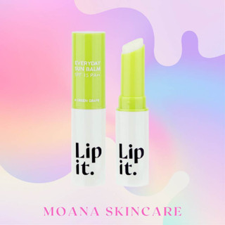 LIP IT Everyday Sun Balm SPF15 PA++ 3g #Green Grape