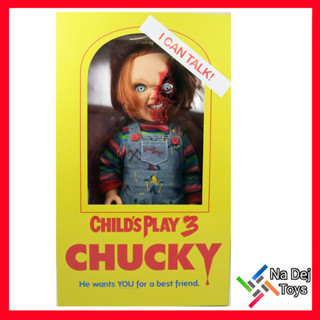 MezcoToyz Childs Play 3 Talking Mega Chucky 15" figure เมซโกทอยซ์ ไชลด์ เพลย์ 3 ทอล์คกิ้ง เมก้า ชัคกี้ ขนาด 15 นิ้ว