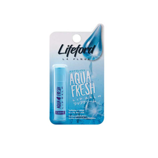 Lifeford la fleur lip balm aqua fresh 3.5g (66013) ไลฟ์ฟอร์ด ลา เฟลอร์ ลิป บาล์ม อควา เฟรช ลิปบาล์มบํารุงริมฝีปาก