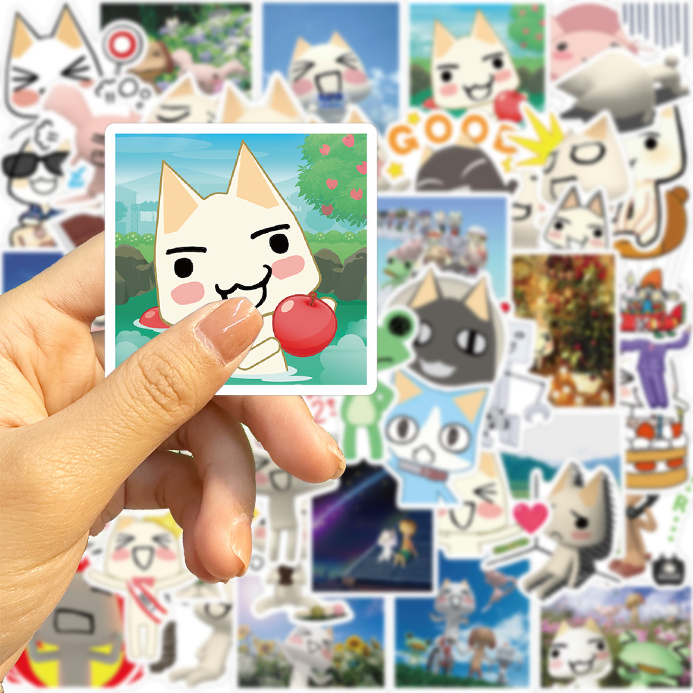 พร้อมส่ง 50ชิ้น การ์ตูนน่ารัก Inoue Toro การ์ตูนสติกเกอร์กันน้ำสเก็ต Sticker INS Camping