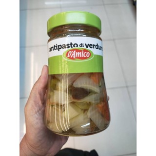 Damico Antipasto Di Verdure 2900g. ผักดองรวมปรุงรสในน้ำมันทานตะวัน 290 กรัม