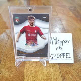 ขาย การ์ด Topps Liverpool Lineage Harvey Elliott Auto Autograph ลายเซ็น ลิเวอร์พูล หงส์แดง การ์ดฟุตบอล การ์ดบอล สะสม