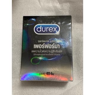 Durex performa กล่อง 40 ชิ้น ถุงยางอนามัย