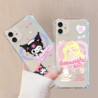 เคสซิลิโคน เคสใสกันกระแทก เคสโทรศัพท์มือถือ ลายการ์ตูน OPPO F9 A5S A55 F11 PRO A36 A76 A96 A57 4G A98 A15 A73 A16 A16K