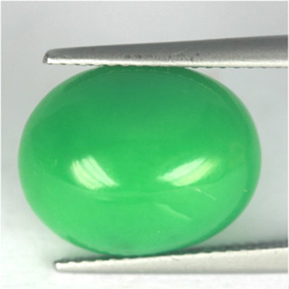 #พลอยหลังเบี้ยคริสโซเพลส (Chrysoprase) นน7.82กะรัต