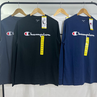 เสื้อยืดchampion เสื้อยืดแขนยาวแบรนด์champion ของแท้ 100% ผ้าคอตตอน ผ้าดีมากๆๆ สินค้าพร้อมส่ง