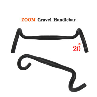 ZOOM Gravel Handlebar แฮนด์จักรยานทัวร์ริ่ง สไตล์ GRAVEL BIKE แฮนด์เสือหมอบ วัสดุดี งานดี น้ำหนักเบา ราคาก็ดีงาม