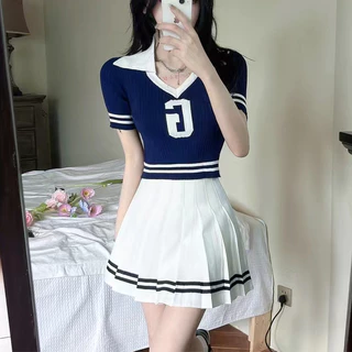 พร้อมส่ง🔥กระโปรงจีบเทนนิสมีซับใน แฟชั่นเกาหลี วัยรุ่นน่ารัก กระโปรงนักเรียนสั้นเอวสูงทรงเอ สีขาว S-2XL🌟จัดส่งทันที🌟