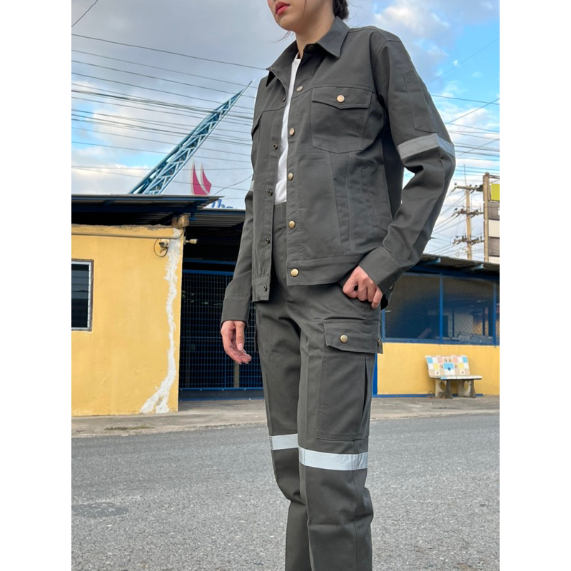 เสื้อช็อปแขนยาวผ้าเวสปอยท์