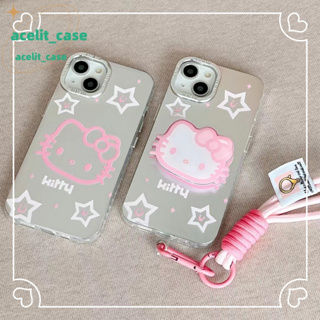 ❤️ส่งของขวัญ❤️ เคสไอโฟน 11 12 13 14 Pro Max HelloKitty สไตล์คู่รัก แฟชั่น ความคิดสร้างสรรค์ Case for iPhone สไตล์วรรณศิล