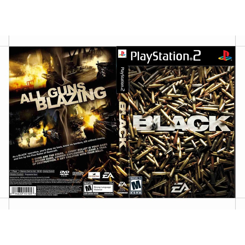 แผ่นเกมส์Ps2 - Black