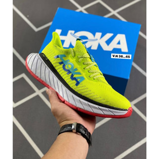 Hoka รองเท้าผ้าใบผูกเชือกพร้อมกล่อง