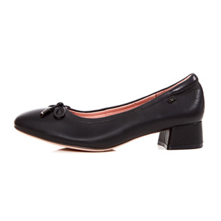 O&amp;B รองเท้าหนังแกะ รุ่น Audrey Classic Heels in Daily Black