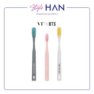 🔥พร้อมส่ง🔥 (เซ็ต 3 ชิ้น ) VT x BTS Think Your Teeth Coloring Toothbrush เซ็ตแปรงสีฟันสำหรับผู้ใหญ่และเด็ก