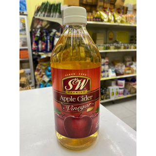 S&amp;W น้ำส้มสายชูหมักจากแอปเปิ้ล 16 oz (473 ml.)