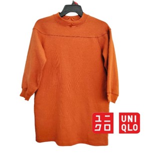 สภาพใหม่ เดรสคุณลูก มือสอง ยี่ห้อ Uniqlo U