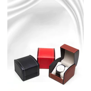 กล่องนาฬิกา PUหนังคลาสสิก กล่องใส่นาฬิกา กล่องของขวัญ Leather Watch Box