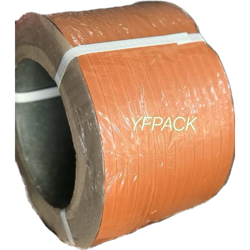 สายรัดพลาสติก สายรัดกล่อง สีส้ม 9มิล 12มิล 15มิล (Orange) สายรัดพีพี สายรัดแพ็คกล่อง ราคาโรงงาน