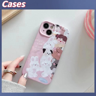 คูปองเคลม🎀เคสไอโ case for iphone 11 12 สัตว์ขนาดเล็กแบบเต็มหน้าจอ เคส 14 13 12 11 pro max เคสโทรศัพท์ที่ทนทาน