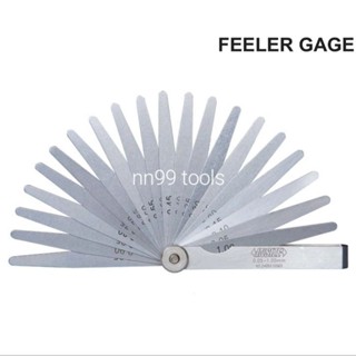 ฟิลเลอร์เกจ 4นิ้ว 20ใบ 0.05-1.00มม Feeler Gage 4" (100mm) INSIZE 4602-20 ฟิลเลอเกจ