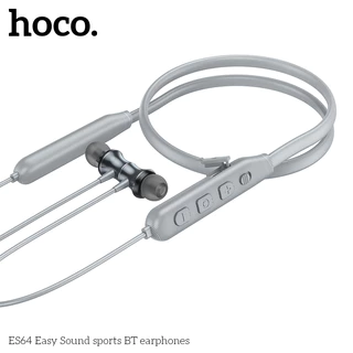 Hoco ES64 หูฟังออกกำลังกาย แบตอึด 30 ชม. BT 5.3 จุกแม่เหล็ก เสียงดี HiFi Audio มีปุ่มคอนโทรล หูฟังบลูทูธ hc3