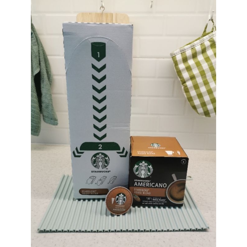 NESCAFE Dolce gusto capsule - Starbuck house blend กาแฟแคปซูล ตราสตาร์บัคส์