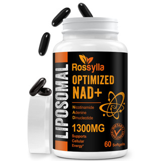 Rossylla  Liposomal NAD+ 1300 MG 60 capsules ต่อต้านริ้วรอย