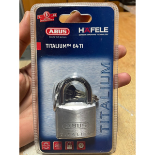 HAFELEกุญแจสายยู  Abus  TITALIUM รุ่น 64TI/40 ขนาด 40 มม. 482.01.824 , T65AL/40 My lock 43 mm.