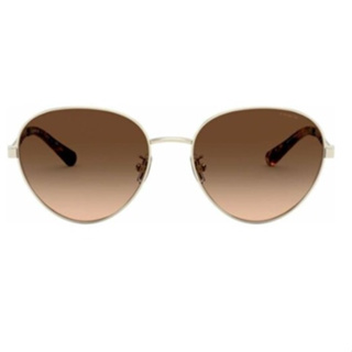 แว่นกันแดด COACH-HC7114 L1148 900574 Aviator Sunglasses Light Gold Dark Brown Gradient ของใหม่มือ1 ของแท้100%