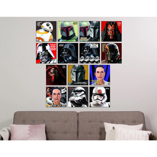 ป้ายรูป Pop Art ติดผนังตกแต่ง "STAR WARS"