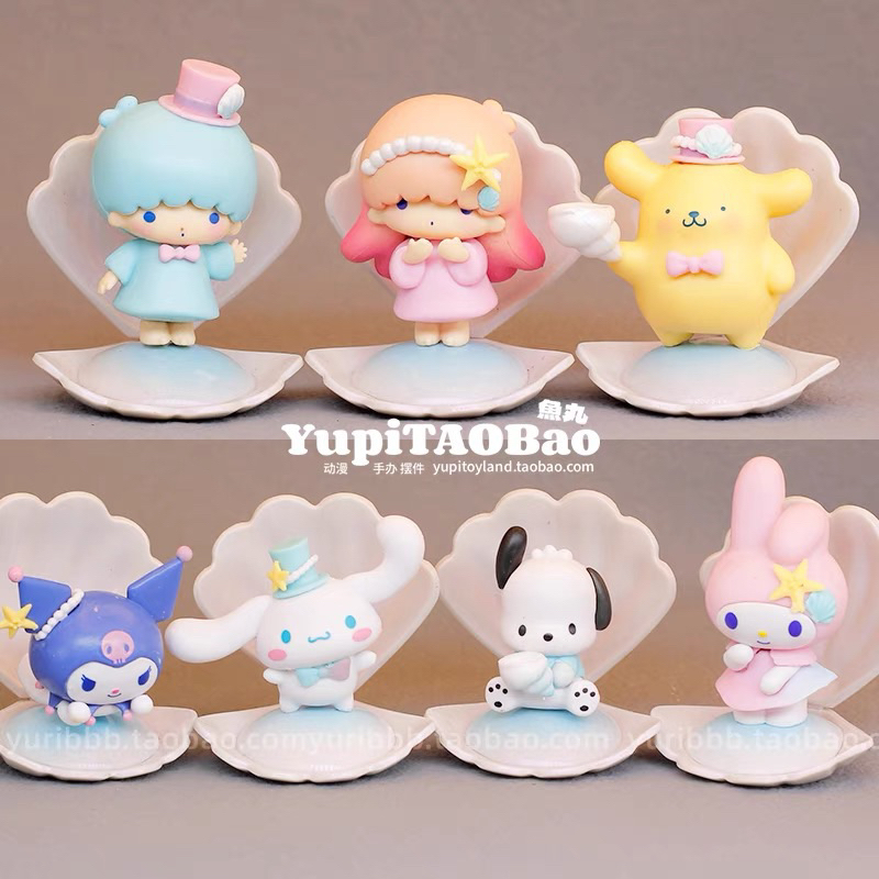 พร้อมส่ง 𐂂 โมเดล Sanrio รุ่น เปลือกหอยมุก