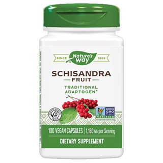 ชิแซนดร้า, Natures Way, Schisandra Fruit, 580 mg, 100 Vegan Capsules