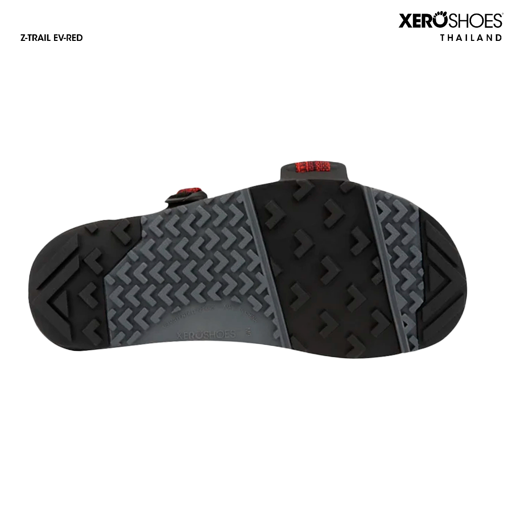 XERO SHOES Barefoot sandal รองเท้าแตะรุ่น Z-TRAIL EV ผู้ชาย สี Red รองเท้าเดินป่า TTM-RED