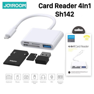 ip to USB and Card reader 4in1 Joyroom SH142 ตัวแปลงUSB ดึงข้อมูล ต่อเม้าส์ สำหรับมือถือเฉพาะรุ่น