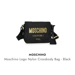 กระเป๋าสะพาย moschino logo nylon  crossbody