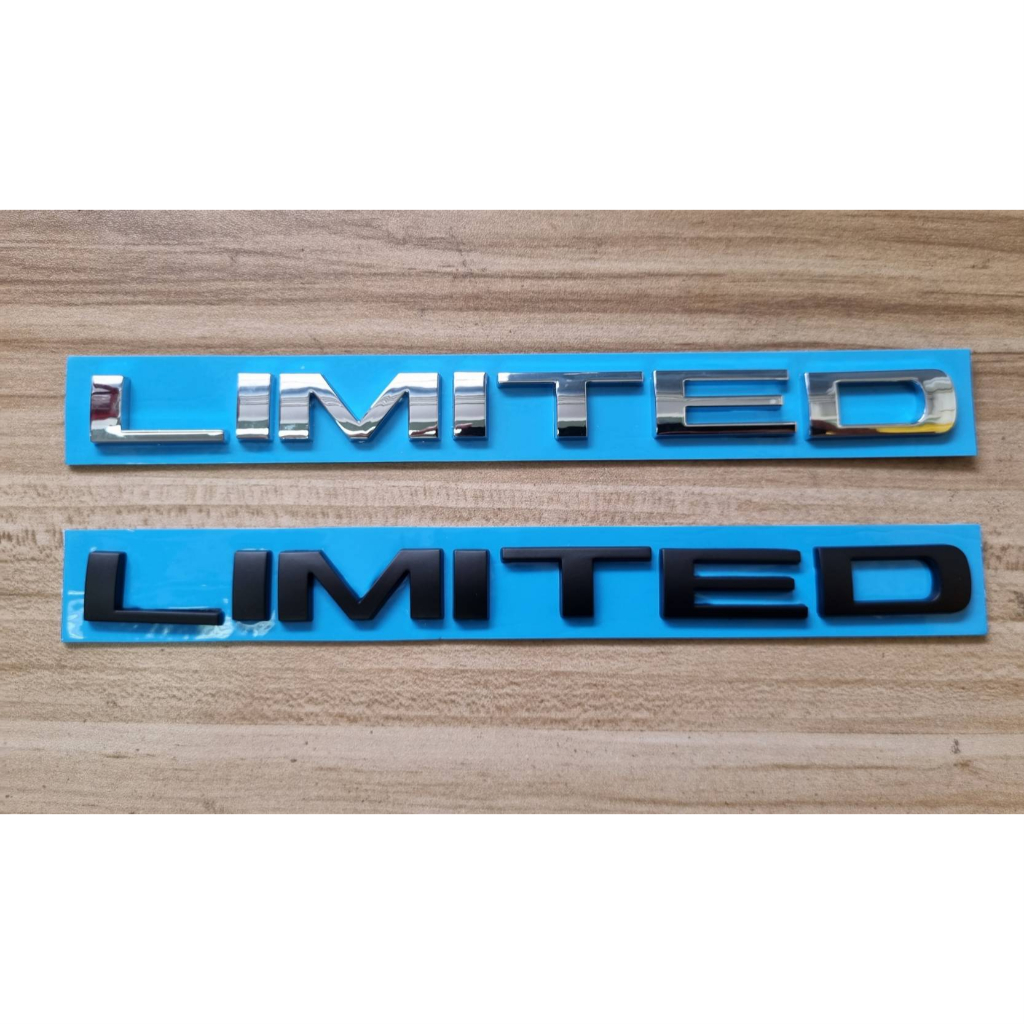 โลโก้ตัวอักษร ลิมิเต็ด แต่งรถยนต์ทั่วไป ขนาด 20 * 1.6 cm LIMITED letter car logo for toyota honda mitsubishi nissan
