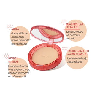 CATHY DOLL powder pack แป้งพับ4.5g./แป้งฝุ่น 5g.เคที่ ดอลล์ ขนาดพกพา