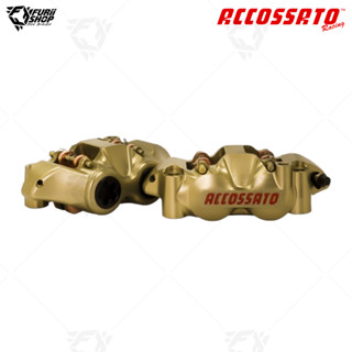 ปั้มล่างคู่ Accossato Radial Brake 4P Caliper CNC (PZ001H-SD)