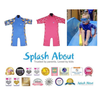 🇬🇧 Splash About UV Sun &amp; Sea Suit ชุดว่ายน้ำเก็บอุณหภูมิใส่แล้วไม่หนาว กัน UV SPF 50