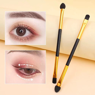 perfect_girls Eye Shadow Brush แปรงแต่งหน้าแบบสองหัวสําหรับแต่งแป้งผสมรองพื้นอายแชโดว์