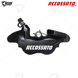 ปั้มล่าง Accossato Radial Brake 4P Caliper CNC (Mini GP, Scooter, Vespa) (PZ014N-SX-ST)