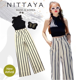 ราคาถูกที่สุด!! NITTAYA  เซตเสื้อดำ+กางเกงขายาว เรียบหรูดูแพง