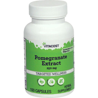 เมล็ดทับทิมสกัด, Vitacost Pomegranate Extract 250 mg 100 Capsules