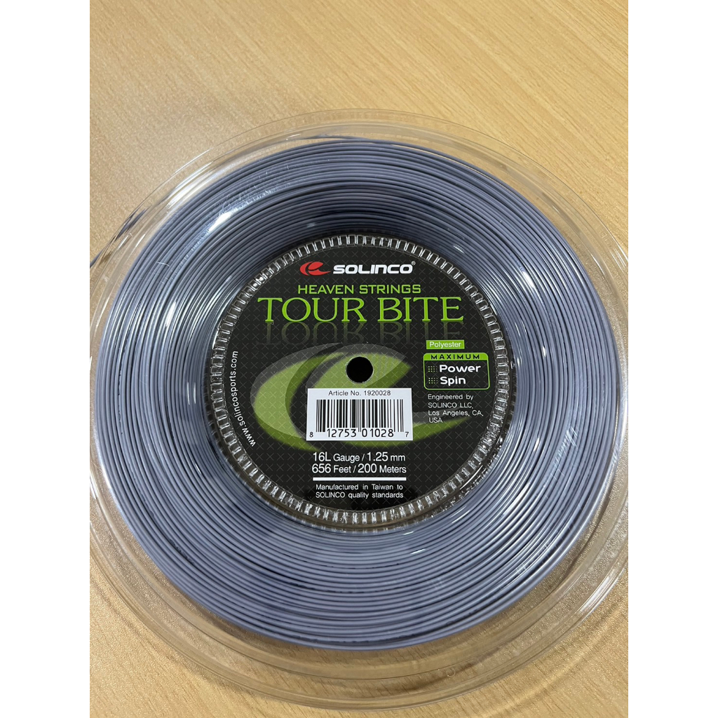 เอ็นเทนนิส Solinco Tour Bite 16L/1.25 mm (แบ่งขาย)