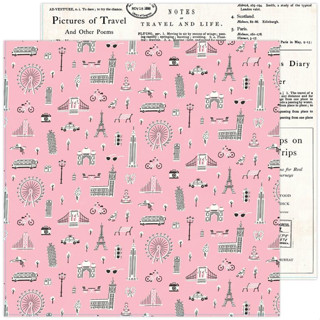 Maggie Holmes Round Trip Double-Sided Cardstock 12"X12" Adventure