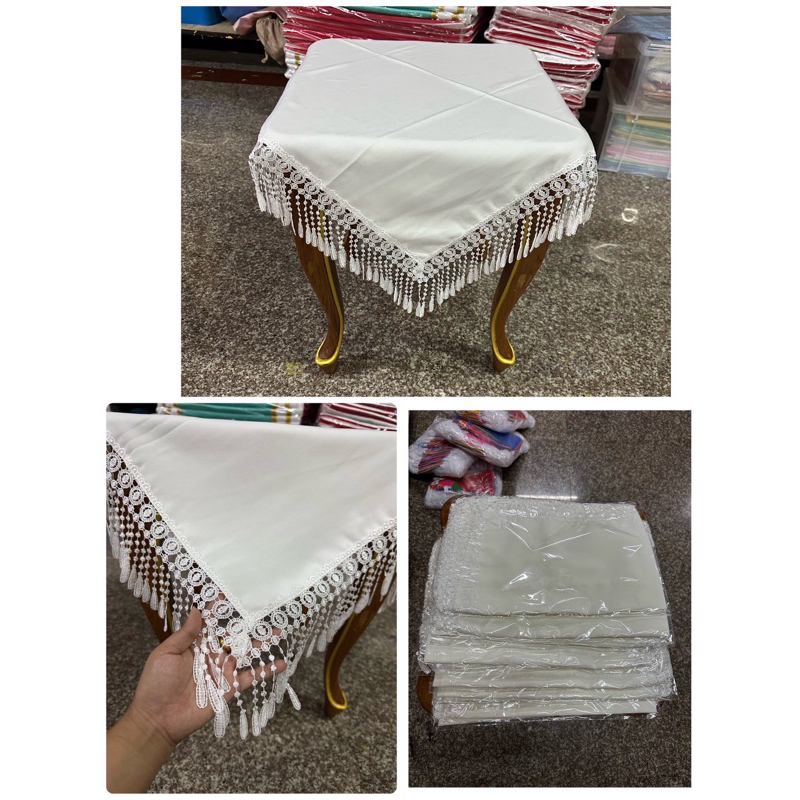 ผ้าปูโต๊ะเคียงผ้าฮานาโก๊ะขนาด 90×90 ซม