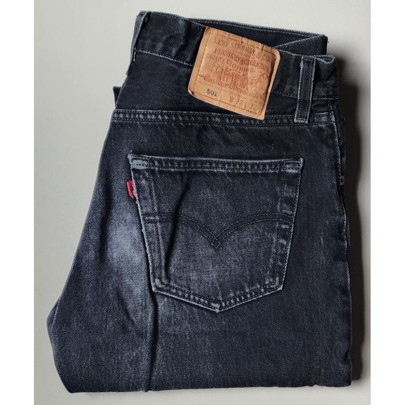 Super Black  Levi's 501-0660  U.S.A Size W32(I2803)