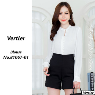 Vertier เสื้อแขนยาวสีพื้น No.81067 เนื้อผ้า Polyester 100%