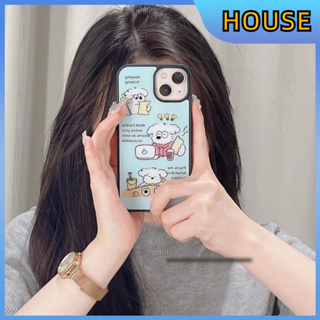 💲คูปองเคลม💲เคสไอโ case for iphone 11 12 สัตว์น่ารัก เคส 14 13 12 11 pro max ซิลิโคนเหลวมีความทนทานและป้องกันการตกหล่น